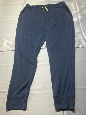 Right of Way Men's Navy Blue Drawstring Joggers - Comfortable Everyday Fit